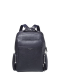 Aspinal of London leather backpack in navy (British brand)