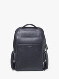 Aspinal of London leather backpack in navy (British brand)