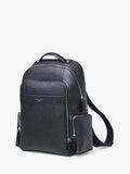 Aspinal of London leather backpack in navy (British brand)