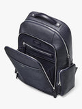 Aspinal of London leather backpack in navy (British brand)