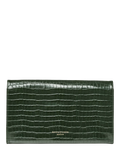 Aspinal of London Croc Effect Leather Travel Wallet Evergreen (British brand)