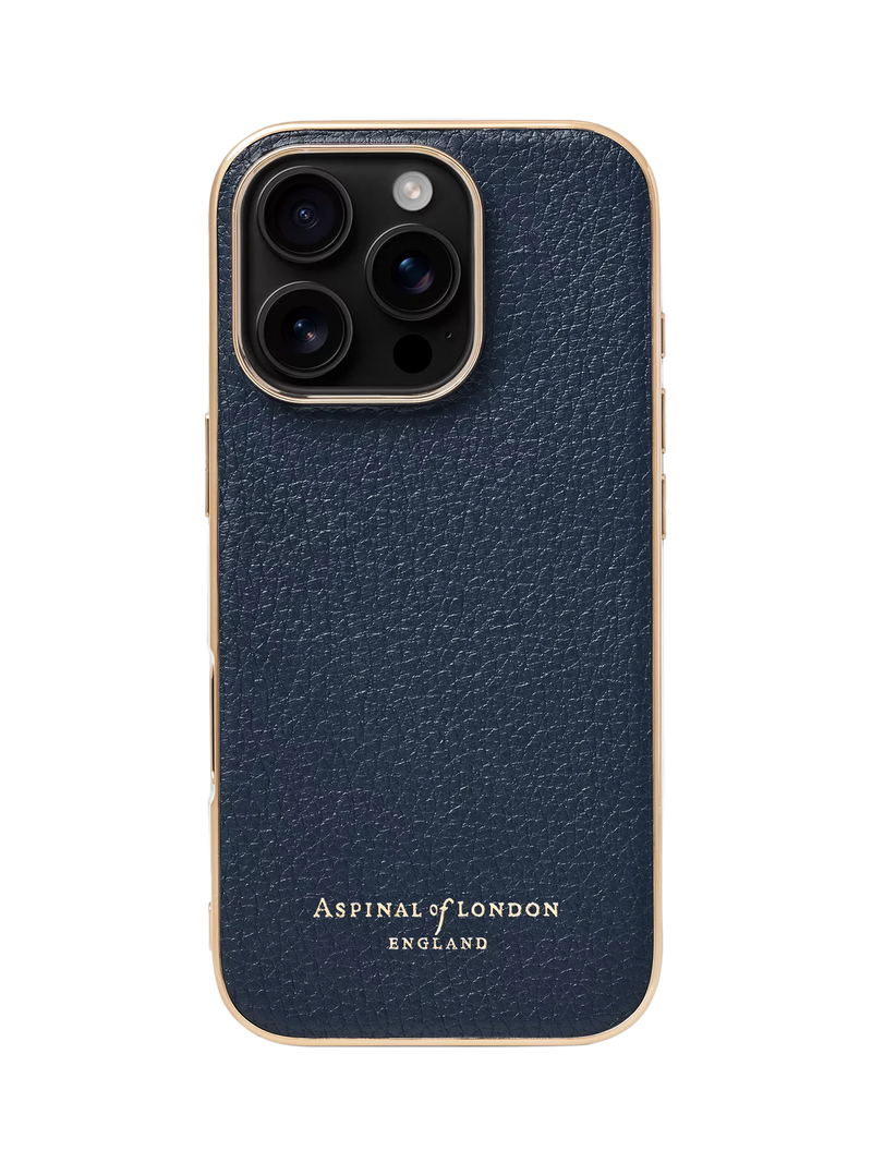 Aspinal of London leather iPhone 16 Pro case, imported from the UK