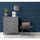 Arthouse Washed Panel Navy decorative wallpaper roll - British product