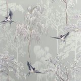 Arthouse Japanese Garden Grey wallpaper roll, UK version