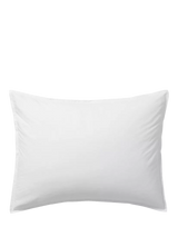 John Lewis West Elm Organic Cotton Standard Pillowcase Set of 2, White- Buy online at McGrocer
