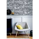 Arthouse Meadow Hare Navy Wallpaper 53cm x 1005m roll - British product