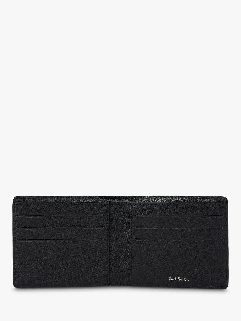 Paul Smith black zebra leather wallet - British product