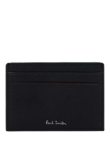 John Lewis Paul Smith Zebra Leather Card Holder Black- Buy online at McGrocer