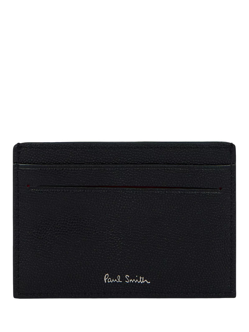 Paul Smith zebra leather card holder black (British brand)