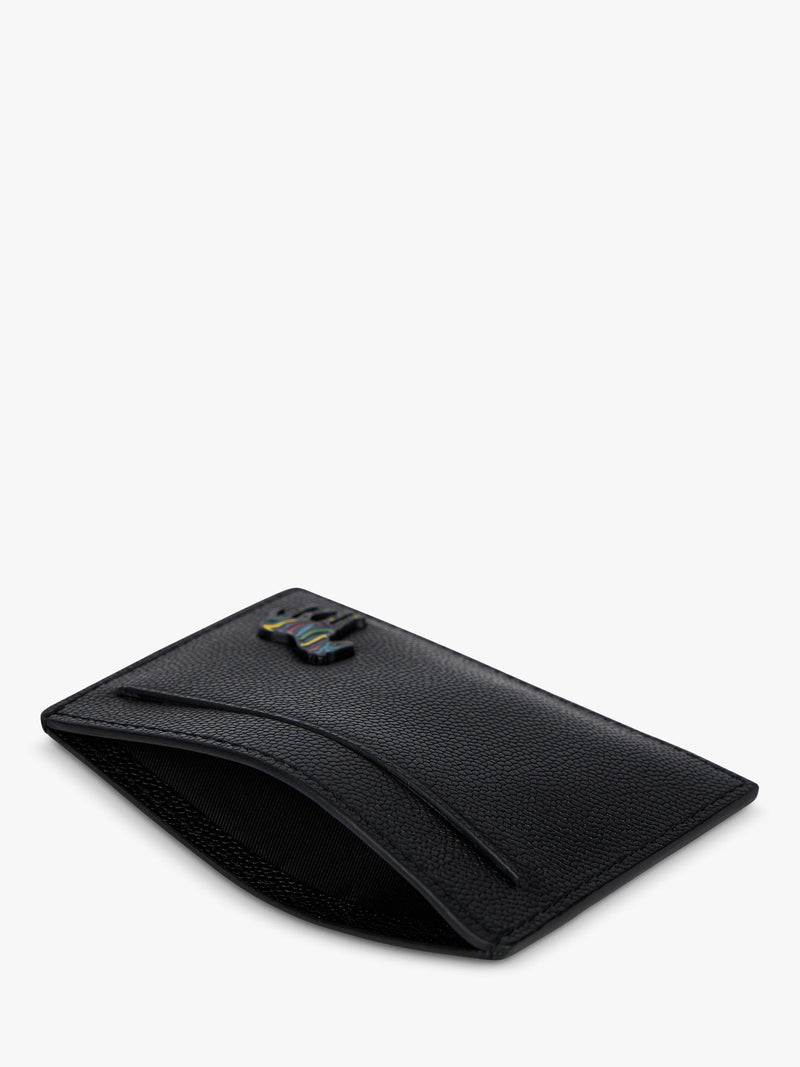 Paul Smith zebra leather card holder black (British brand)