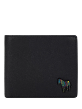 John Lewis Paul Smith Zebra Coin Pouch Leather Wallet, Black- Buy online at McGrocer