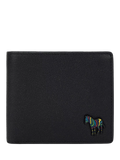Paul Smith zebra coin pouch leather wallet in black (British brand)