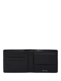 Paul Smith zebra coin pouch leather wallet in black (British brand)