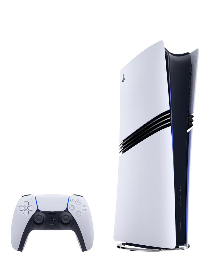 PlayStation Pro console with wireless controller, imported from the UK