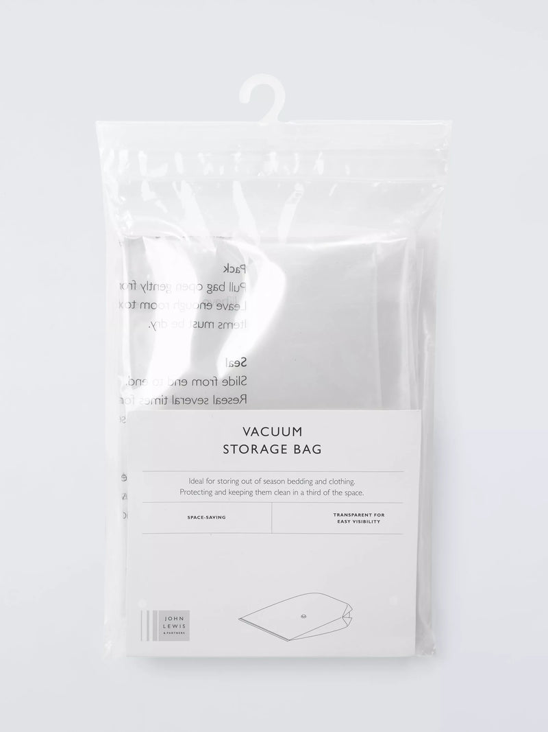 John Lewis large vacuum gusset storage bag - British product