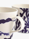 Royal Doulton Pacific porcelain mug set in blue 400ml - British product