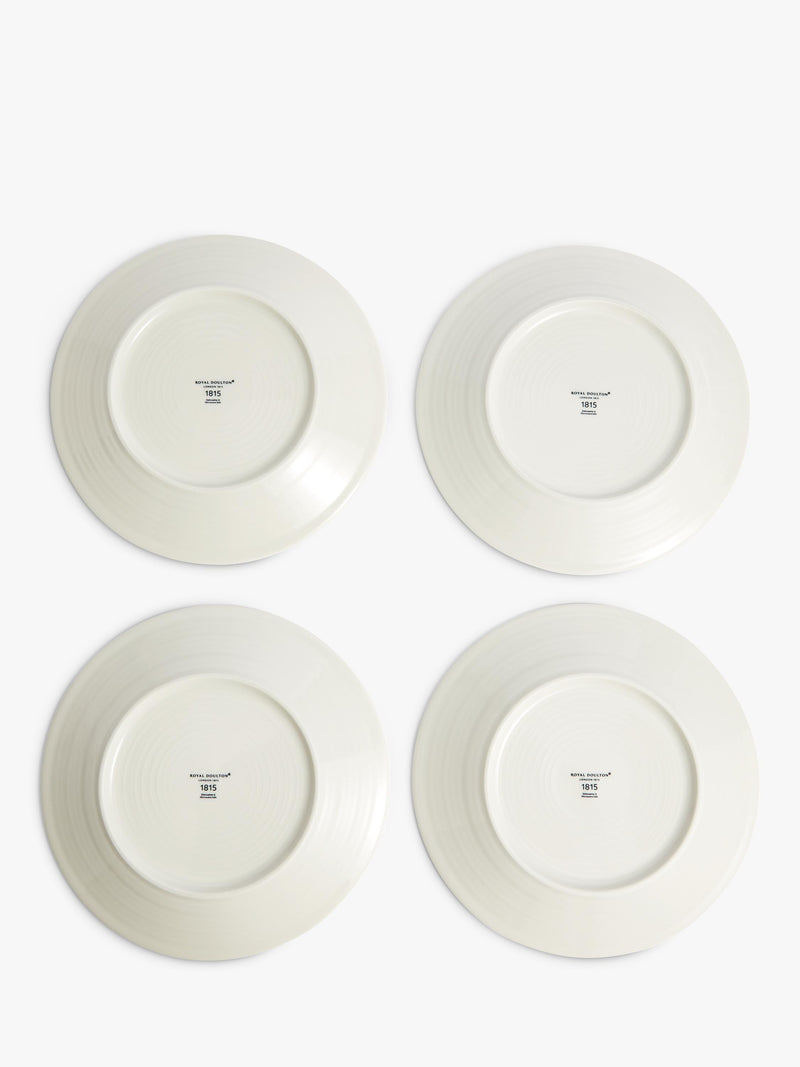 Royal Doulton dinner plate set assorted patterns 23.6cm, UK version