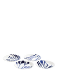 Royal Doulton Pacific porcelain dinner plates blue 23.6cm set of 4, UK version