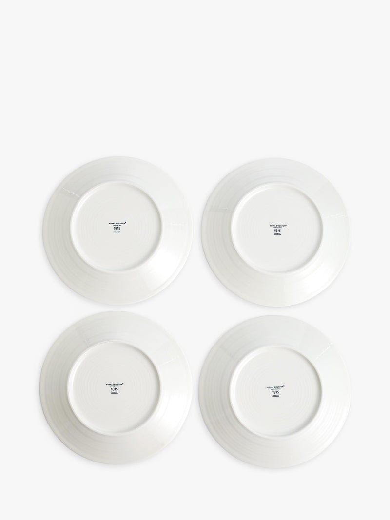 Royal Doulton Pacific porcelain dinner plates blue 23.6cm set of 4, UK version