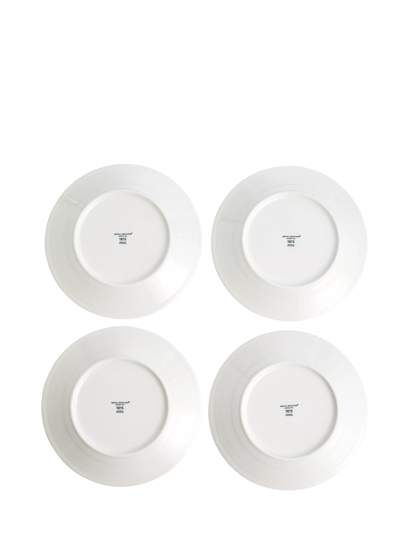 Royal Doulton Pacific porcelain dinner plates blue 23.6cm set of 4, UK version