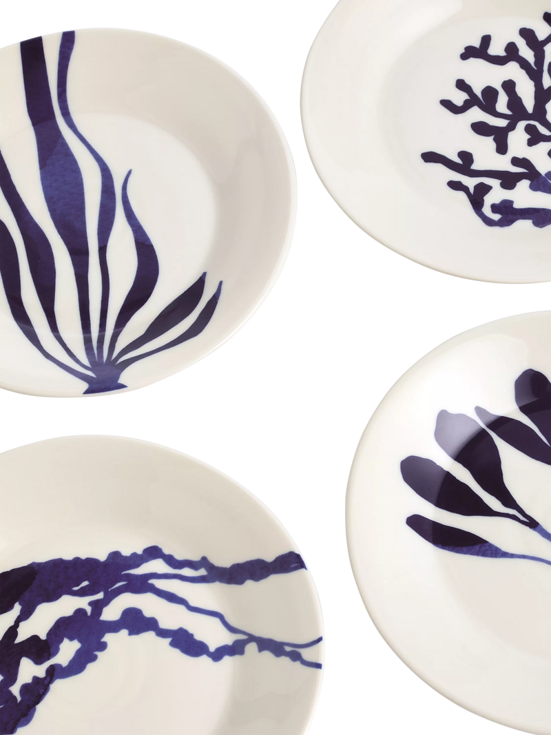 Royal Doulton side plate set blue 16cm, UK version