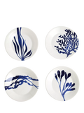 Royal Doulton side plate set blue 16cm, UK version
