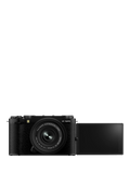 كاميرا نظام مدمجة Fujifilm X-M5 مع عدسة XC 15-45 مم، 26.1 ميجابكسل، 6.2K فائق الوضوح، Wi-Fi، بلوتوث، شاشة لمس LCD متغيرة الزاوية 3 بوصة