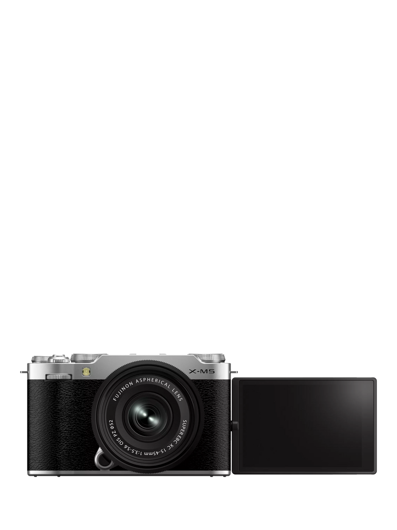 كاميرا Fujifilm X-M5 سوداء بدون مرآة مع عدسة 15-45 مم، مستوردة من المملكة المتحدة