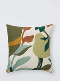 John Lewis Floral Crop Embroidered Cushion 50 x 50cm