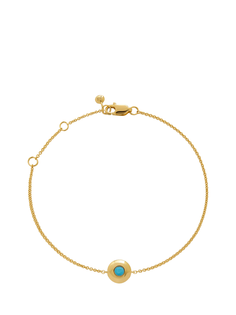 Monica Vinader Birthstone Gem Chain Bracelet