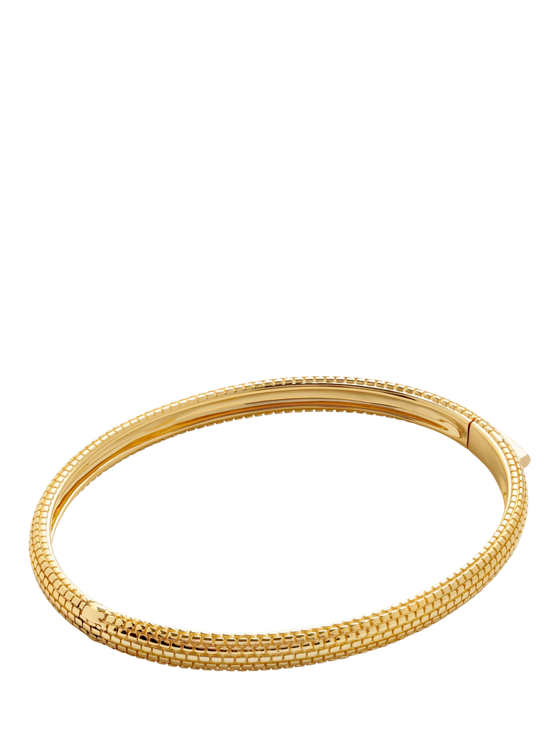 Monica Vinader Heirloom bangle in 18k gold vermeil (British brand)