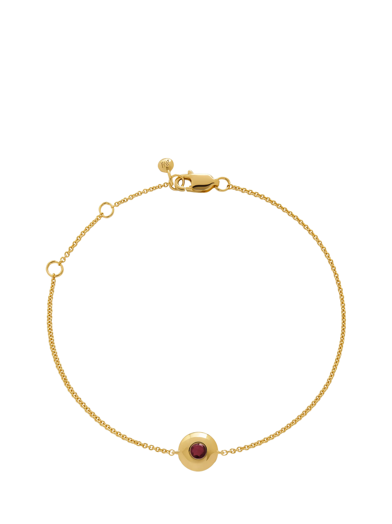 Monica Vinader Birthstone Gem Chain Bracelet
