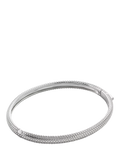 Monica Vinader Heirloom Bangle, Silver, S