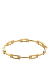 John Lewis Monica Vinader Signature Link Skinny Bangle Gold- Buy online at McGrocer