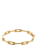 Monica Vinader signature link skinny bangle gold - British product