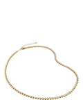 Monica Vinader lab grown diamond collar necklace in gold - British product