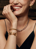 Monica Vinader lab grown diamond collar necklace in gold - British product