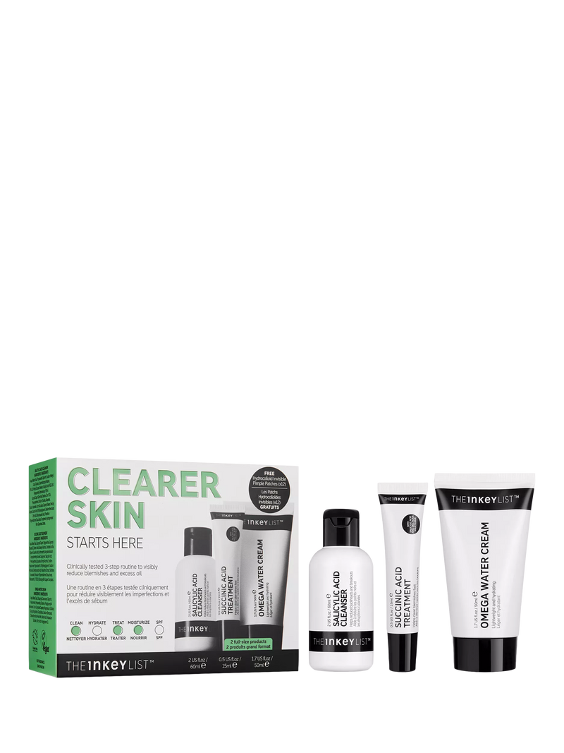 INKEY List Clearer Skin skincare gift set (British brand)