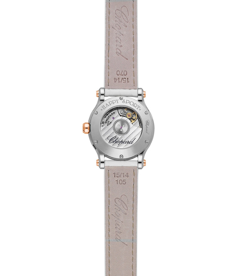 Chopard Happy Sport rose gold diamond watch 30mm, imported from the UK
