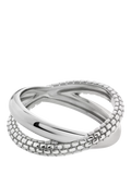 Monica Vinader Heirloom Crossover Ring Silver