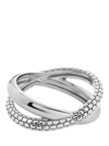 Monica Vinader Heirloom Crossover Ring Silver