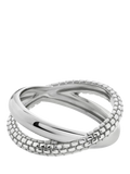 Monica Vinader Heirloom Crossover Ring Silver