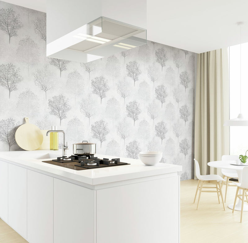 Monochrome glitter wallpaper roll 53cm x 1005m - British product