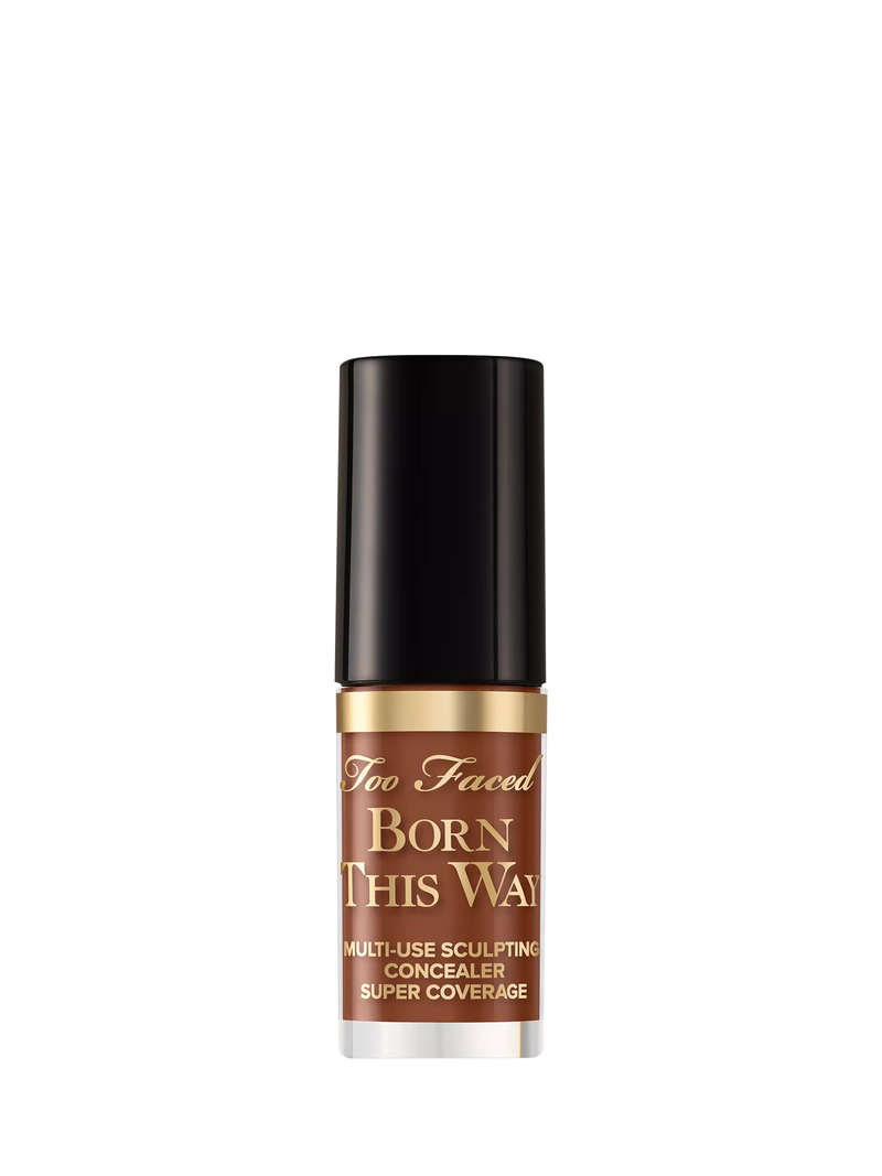 Too Faced Born This Way Super Coverage Multi-Use Sculpting Concealer Travel Size, Spiced Rum