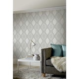 Arthouse Curve Grey wallpaper 53cm x 10.05m - British product