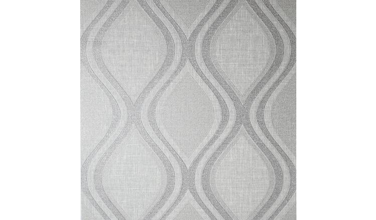 Arthouse Curve Grey wallpaper 53cm x 10.05m - British product