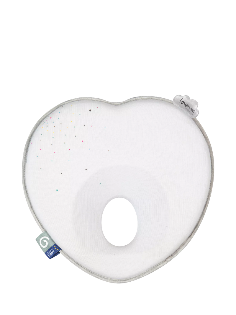 Babymoov Lovenest anti flat head support pillow white, UK version