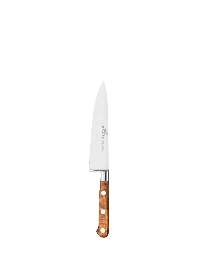 Sabatier chef's knife olive wood handle 15cm - British product