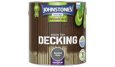 Argos Johnstone's Decking Woodstain Shaded Grey Wood Stain 2.5L- Buy online at McGrocer
