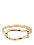 UNOde50 gold bangle bracelet large link 18ct gold plated (British brand)